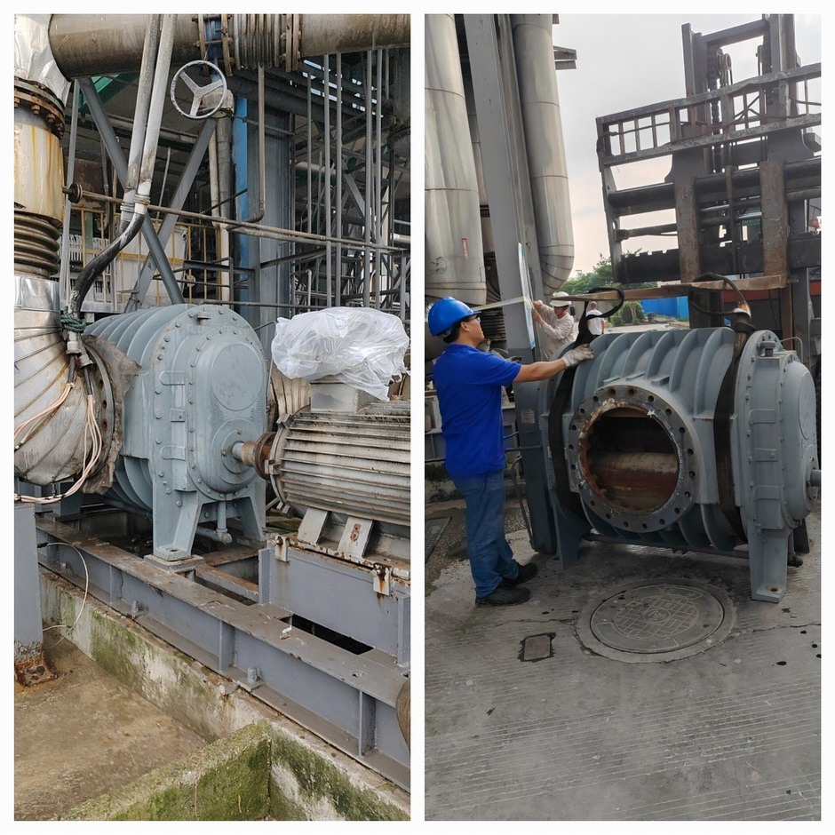 南通某化工廠 德萊賽 MVR壓縮機(jī)維修案例