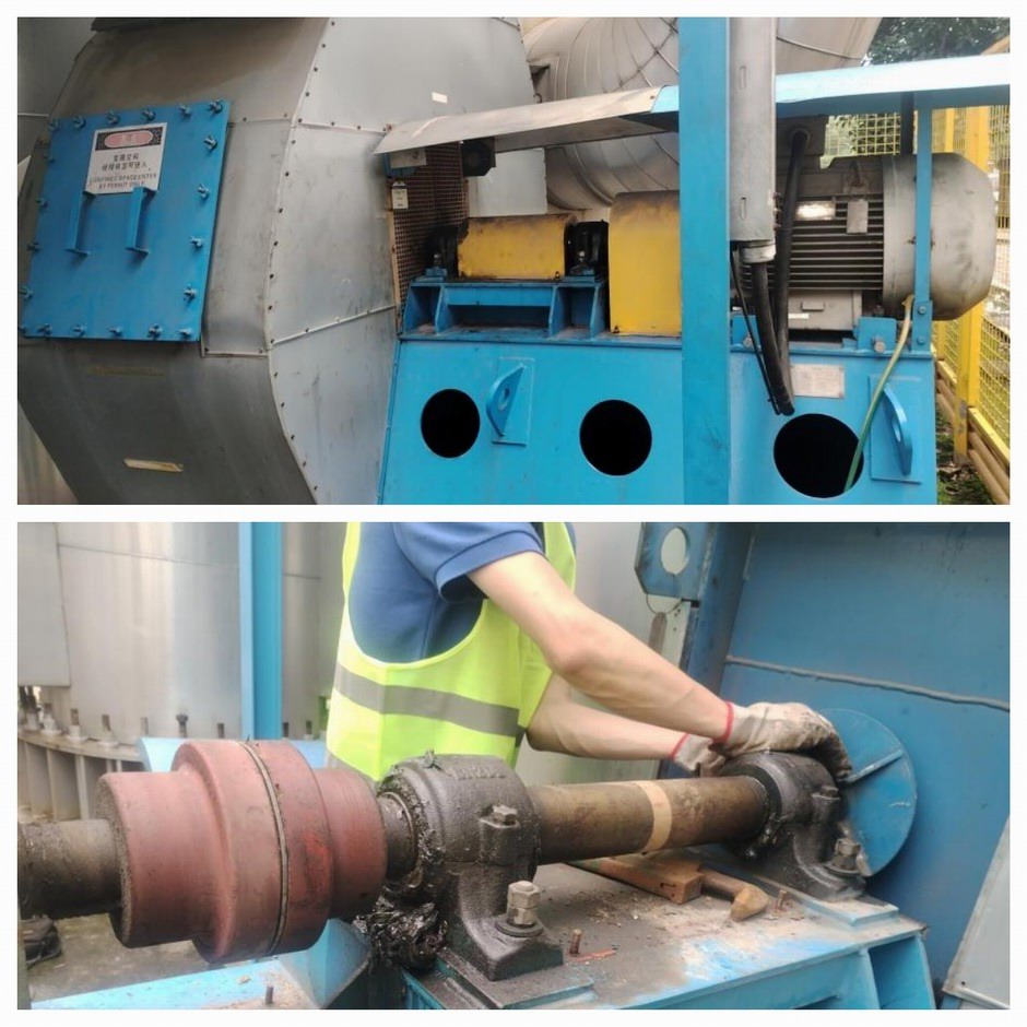 昆山某客戶 離心風機維修